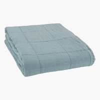 Quilted blanket VALMUE 130x180 blue