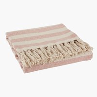 Kuscheldecke AMASONLILJE 130x170 rosa/beige