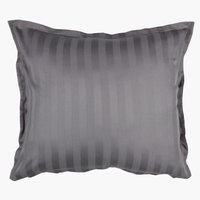 Taie d'oreiller Satin NELL 40x40 anthracite