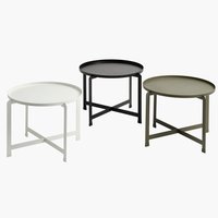 Side table BORRE D50xH40 assorted