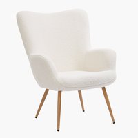 Fauteuil HUNDESTED off-white