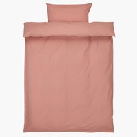 Set posteljine TINNE krep 140x200 pep.ružičasta