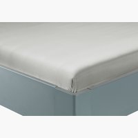 Flatt laken JEANETTE 150x250cm lys grå