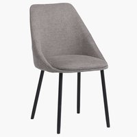 Jedálenská stolička VELLEV pieskový poťah/čierna