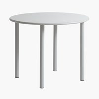 Jedilniška miza HANSTED Ø100 toplo siva