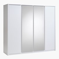 Wardrobe VEDDE 220x197 w/mirror white