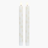 LED Candle NELLIK H25cm pack of 2