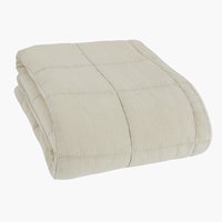 Quilted blanket VALMUE 130x180 beige