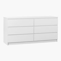 Commode LIMFJORDEN 3+3 lades wit