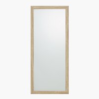 Zrcadlo HASLUND 70×160 cm broušený dub