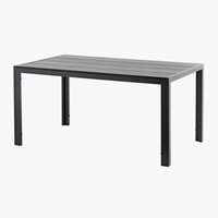 Table de jardin MADERUP l90xL150 noir