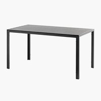 Stôl JERSORE Š80xD140 čierna