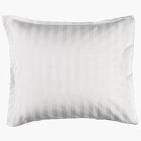 Taie d'oreiller Satin NELL 60x63/70 blanc