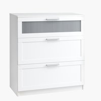 3 drawer chest AABYBRO white