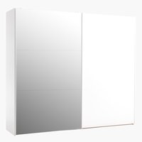 Skriňa TARP 250x221 zrkadlo biela