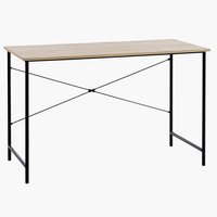 Písací stôl VANDBORG 60x120 dub/čierna