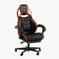 Καρέκλα gaming GAMBORG μαύρο/πορτοκαλί
