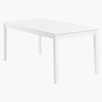 Spisebord NORDBY 90x180 hvid