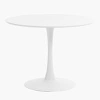 Τραπέζι τραπεζαρίας RINGSTED Ø100 λευκό