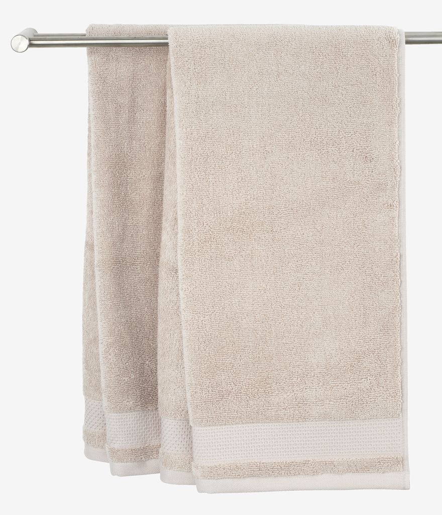 Hand towel NORA 50x100 sand JYSK