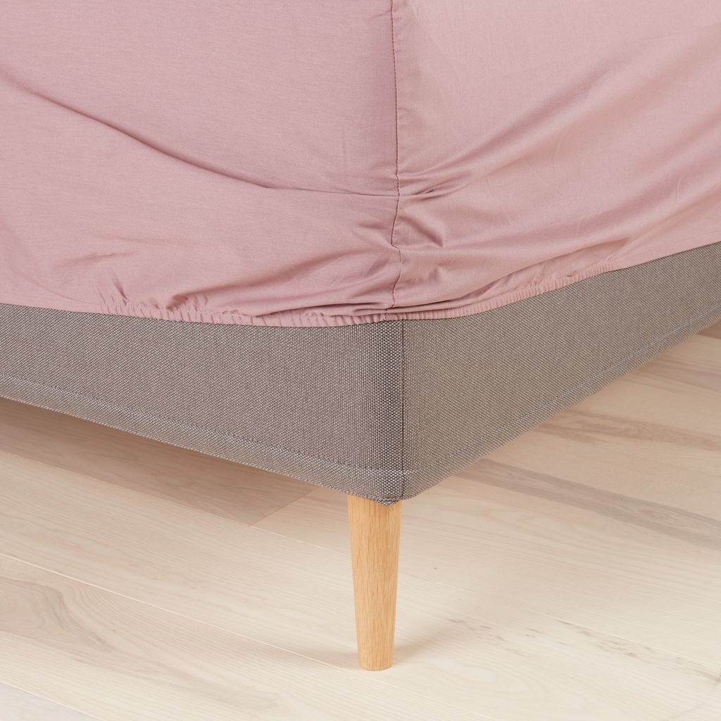 Fitted sheet FRIDA Single taupe JYSK