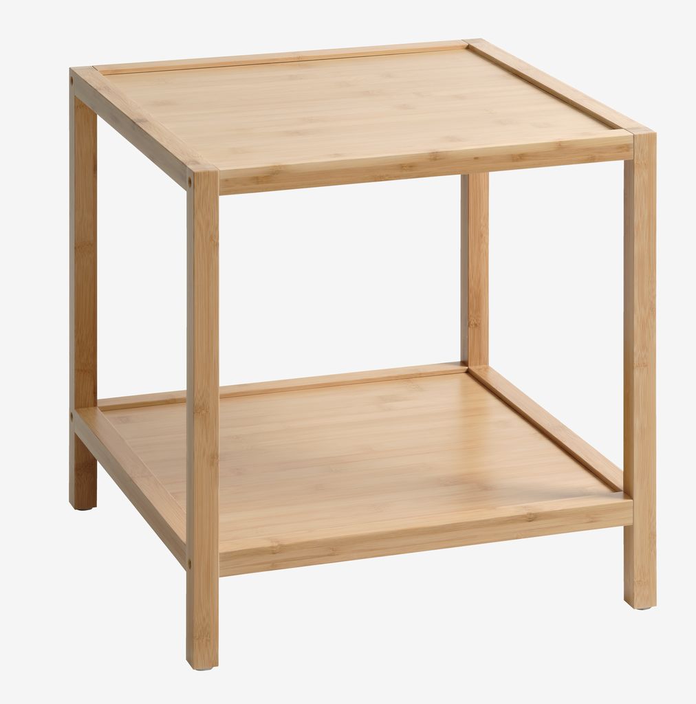 End table OSTED 45x45 1 shelf bamboo JYSK
