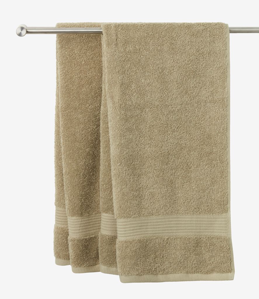 Bath towel KARLSTAD 70x140 light green JYSK