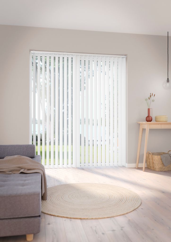 Blackout vertical blind FERAGEN 100x250cm white | JYSK