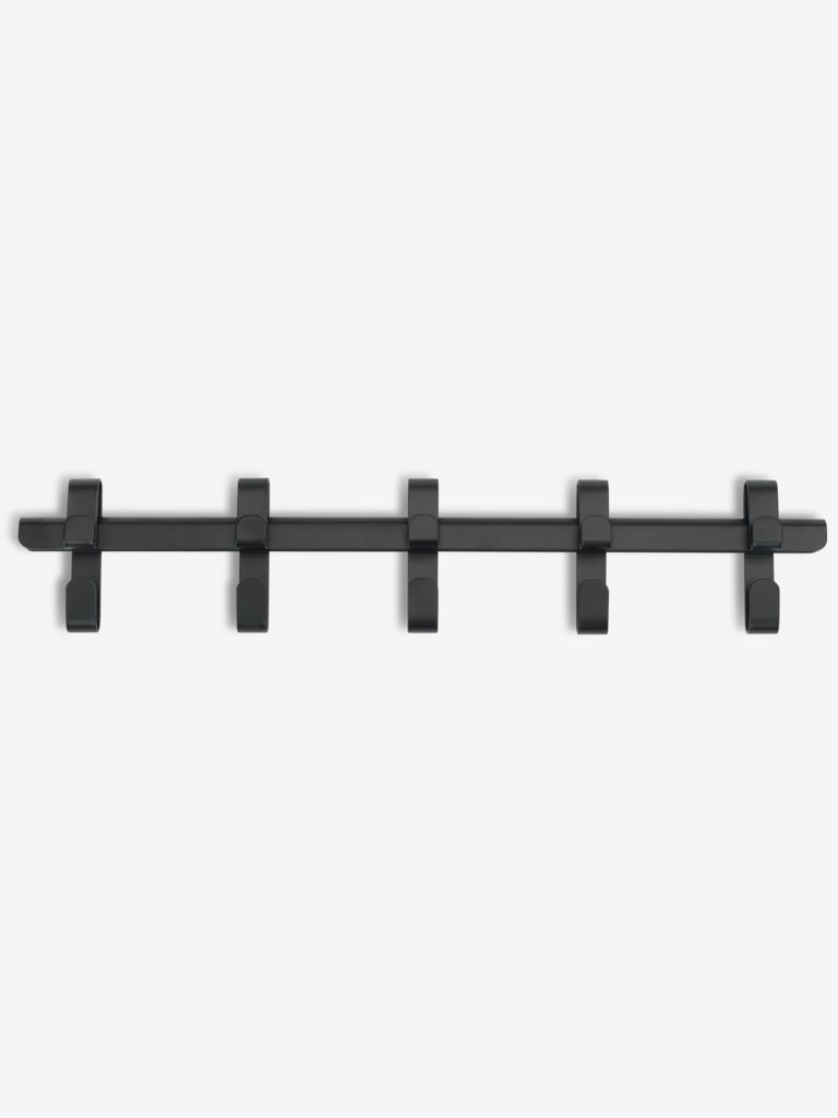 Coat rack GALSTED 5 hooks black JYSK