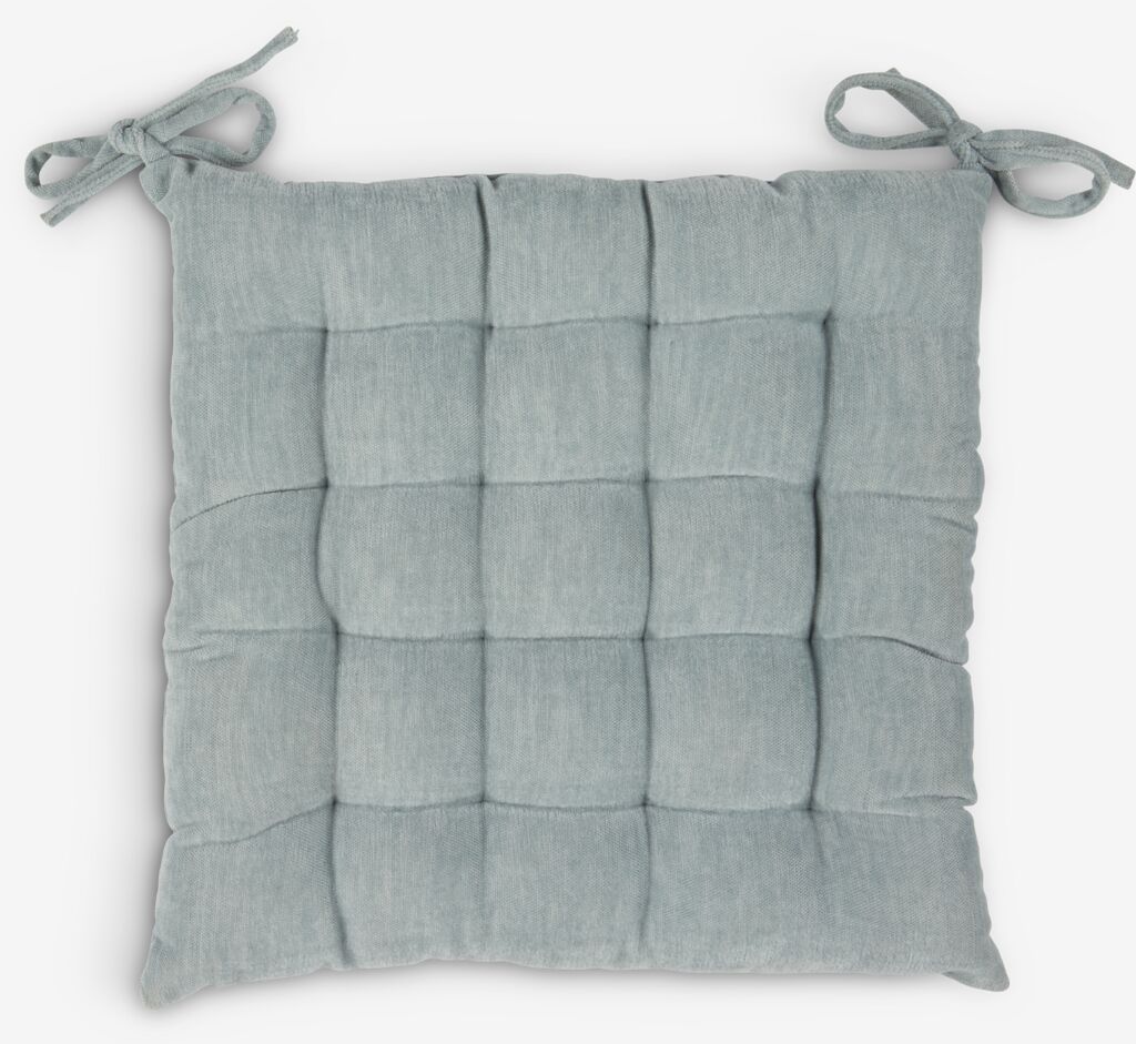 Cuscino Sedia Quadrato 28x28 Cm Spessore 5/8 Cm Con Cinghie Antiscivolo | Morbido Sedile Per Sgabelli Da Cucina E Ufficio