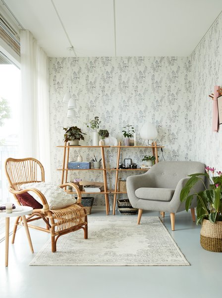 Fåtölj LISELEJE hög natur