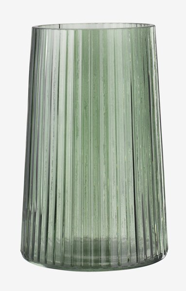 Vase ROY Ø13xH20cm vert