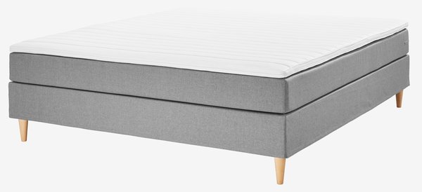 Boxspring 150x200 BASIC C10 grijs-23