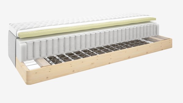 Runkopatja 80x200 KVENNA GB20 harmaa-27 MEMORY
