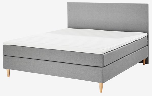 Boxspring 150x200 BASIC C10 grijs-23