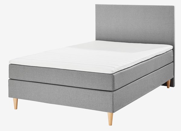 Boxspring posteľ 140x200 BASIC C10 Sivá-23