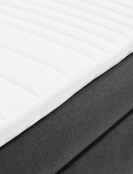 Letto boxspring 90x200 cm ANDELVA GC45 grigio-41
