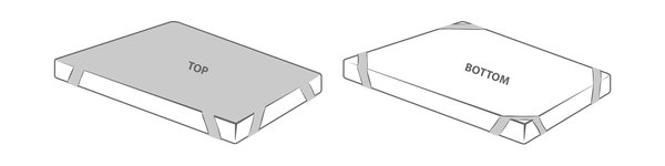 Coprimaterasso impermeabile ANITA 90x200 cm bianco