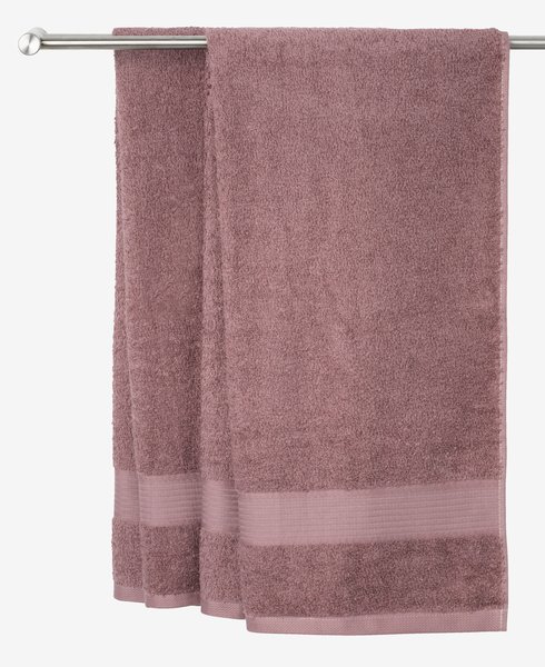 Asciugamano da bagno KARLSTAD 70x140cm col. tortora KRONBORG