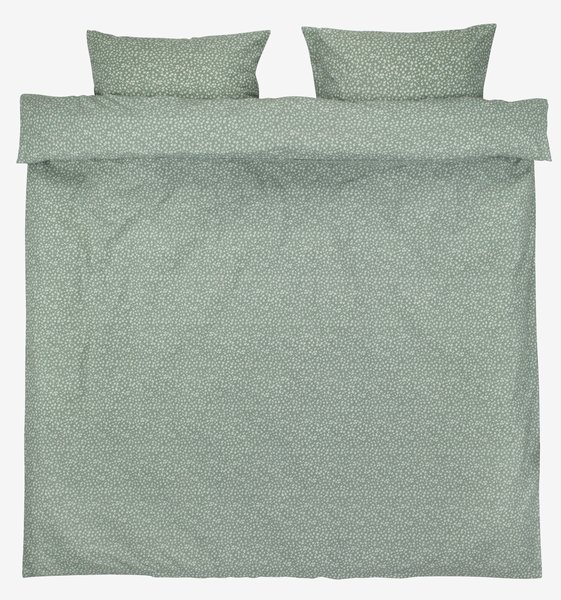 Duvet cover set HANNA King green