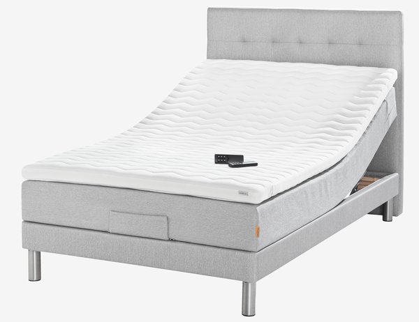 Regulerbar seng 140x200 JOSELVA GE40 grå-27 lateks