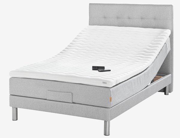 Elektrisch bed 140x200 GOLD E40 latex Grijs-27