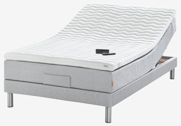 Adj. bed 120x200 GOLD E40 memory Grey-27