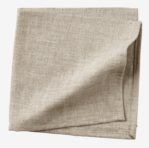 Serviette tissu HARSYRA 40x40 naturel