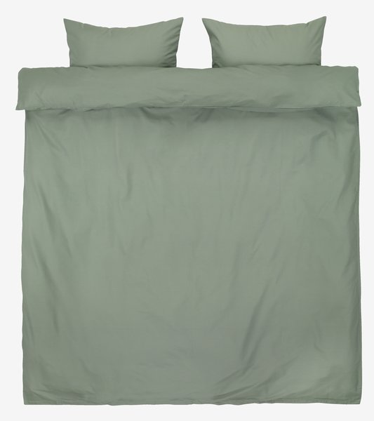 Duvet cover set ELLEN King green