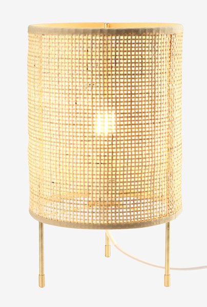 Lampada tavolo ALBERT Ø19xH31cm rattan