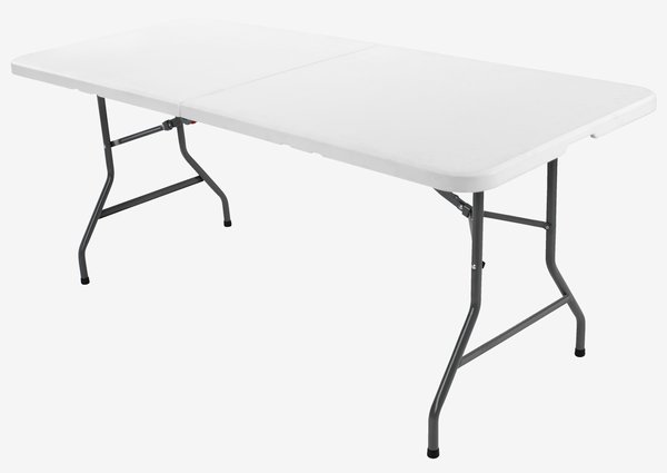 Sklopivi stol KULESKOG Š75xD180 bijela