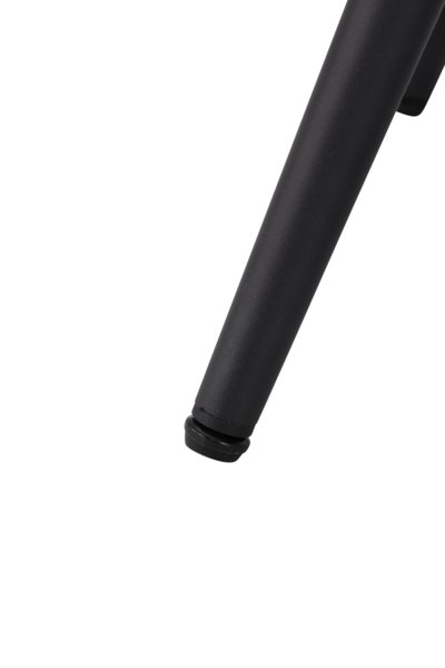 Fußhocker ULDUM grau Stoff /schwarz