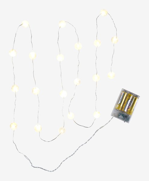 LED string lights STAR L200cm with 20 LED and timer