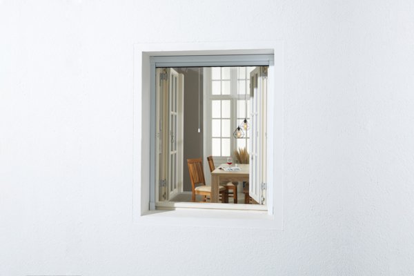 Moustiquaire enroulable NYORD 130x160 pour fenêtre blanc